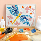 Djeco - Atelier 72 - Dragonfly Mosaic Art Kit