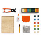 Djeco - Atelier 73 - Abstract Bird Mosaic Art Kit