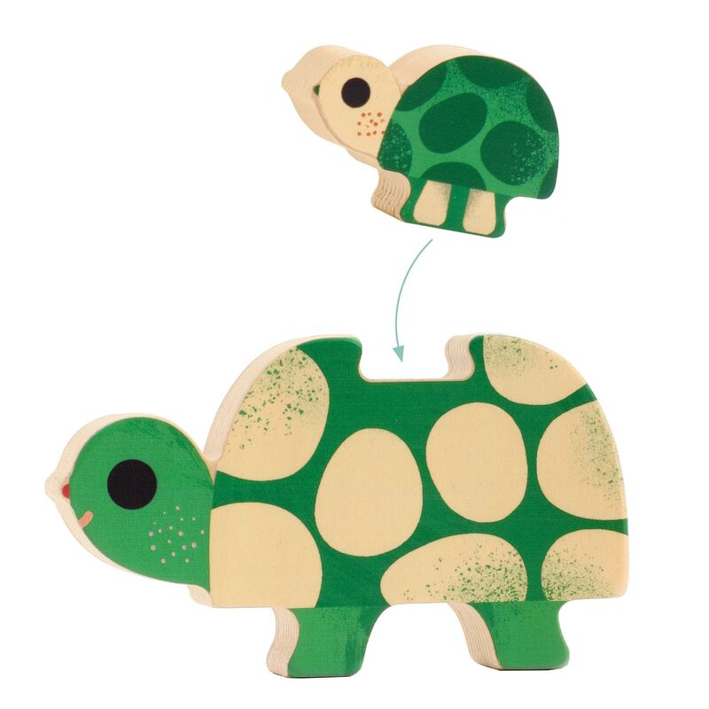 Djeco - Puzz & Play - Family Animals