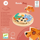 Djeco - Rondo Wooden Puzzle - Dog