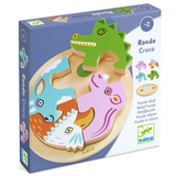 Djeco - Rondo Wooden Puzzle - Croco