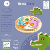 Djeco - Rondo Wooden Puzzle - Croco