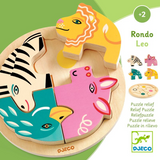 Djeco - Rondo Wooden Puzzle - Leo