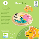 Djeco - Rondo Wooden Puzzle - Leo