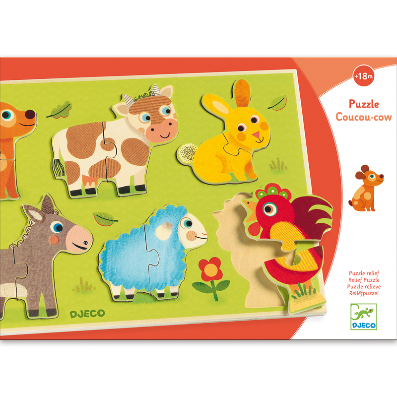 COUCOU-COW WOODEN PUZZLE