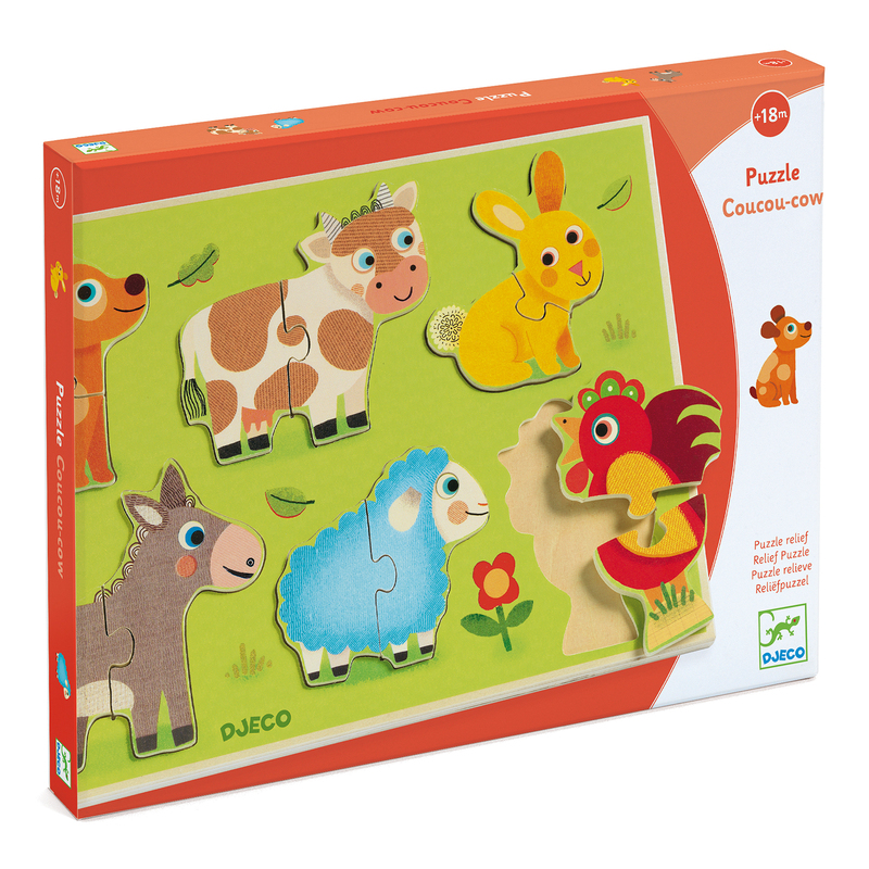 COUCOU-COW WOODEN PUZZLE