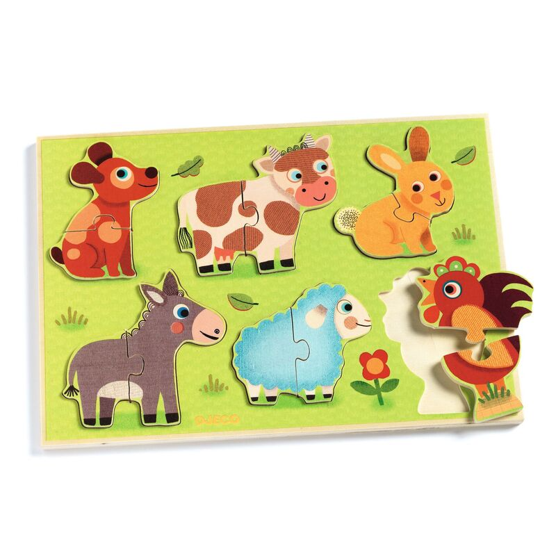 COUCOU-COW WOODEN PUZZLE