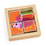 Tourniblist - 4 Wooden Puzzle Pieces in Frame
