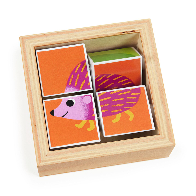 Tourniblist - 4 Wooden Puzzle Pieces in Frame