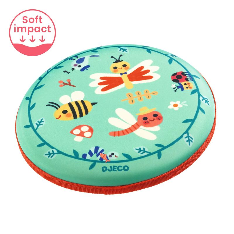 Djeco - Flying Bugs Foam Throwing Disc