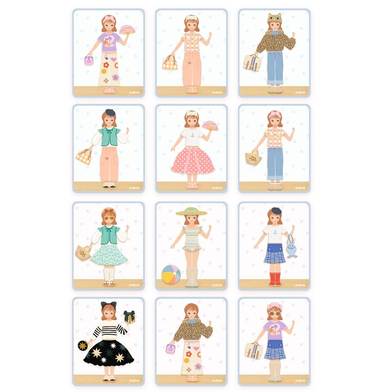 Djeco - Inzebox Dressing Magnetic Game