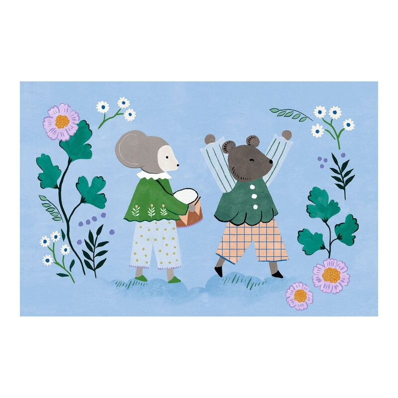 Djeco - Animal Fanfare - 8 Invitations & Stickers