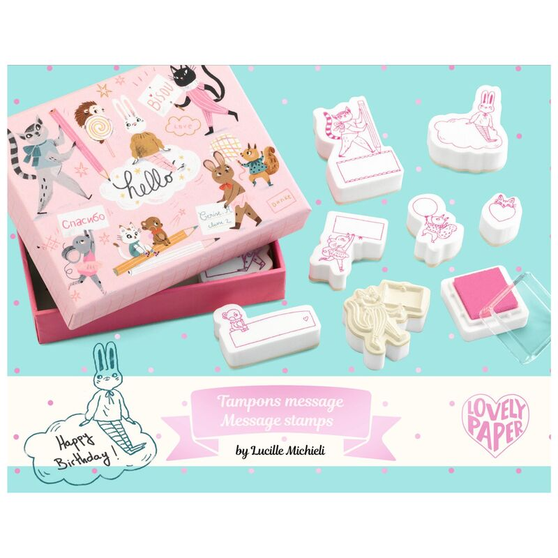 Lucille Message Stamps
