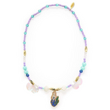 Alizee Beaded Charm Necklace