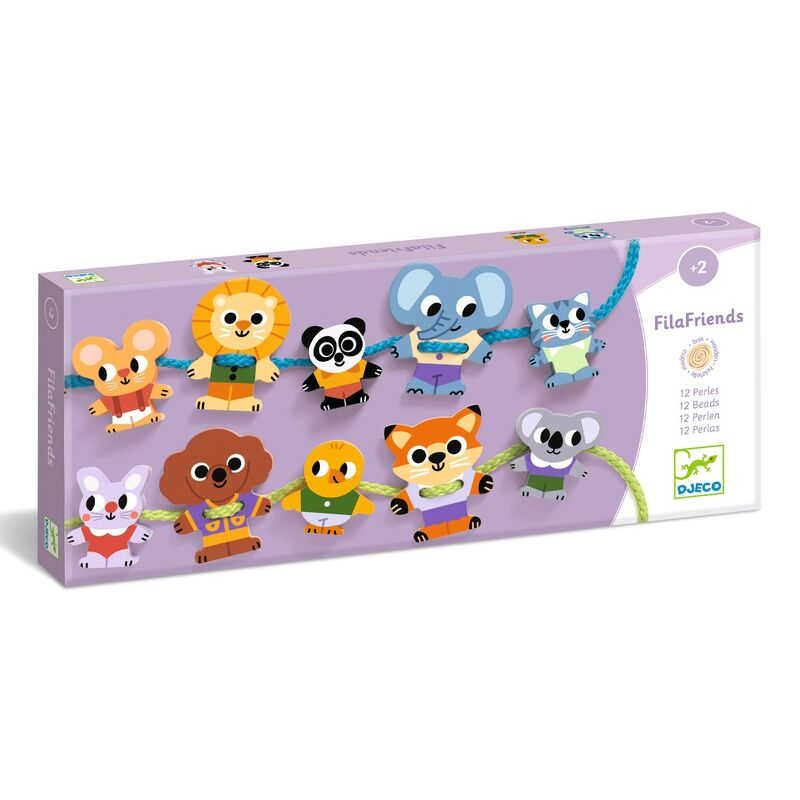 Threading Beads - Animal Friends