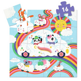 Djeco - Cloud Car 16 Piece Jigsaw Puzzle