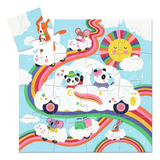 Djeco - Cloud Car 16 Piece Jigsaw Puzzle
