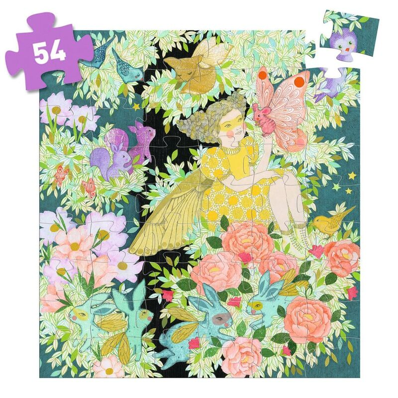 Djeco - Silhouette Puzzle 54pc - Flora's Tree