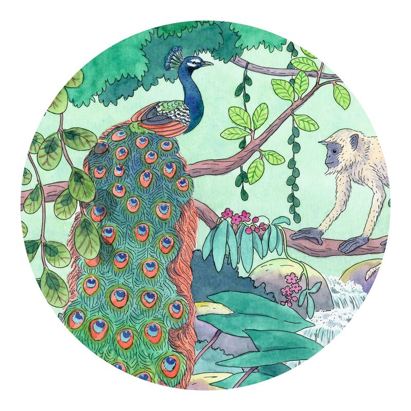 Djeco Silhouette Puzzle 54Pc - Indian Jungle