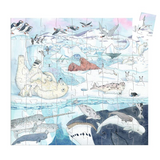 Djeco Silhouette Puzzle 54Pc - Polar Softness