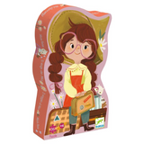 Djeco - Silhouette Puzzle 36pc - Mia's Journey