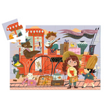 Djeco - Silhouette Puzzle 36pc - Mia's Journey