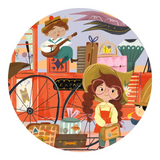 Djeco - Silhouette Puzzle 36pc - Mia's Journey