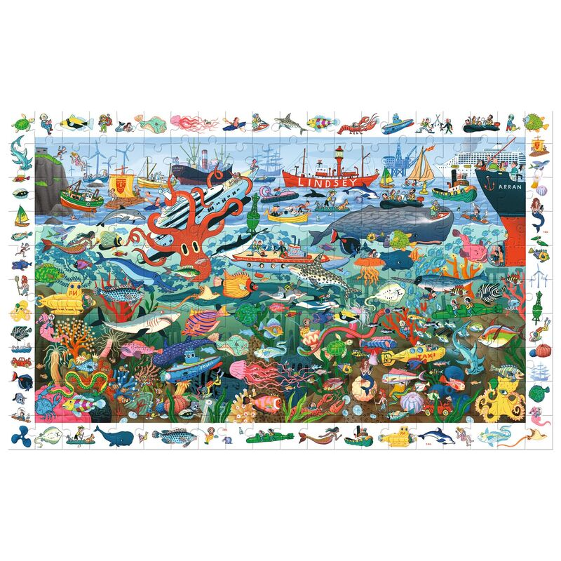 Djeco - Observation Puzzle 200pc - Secrets of the Sea