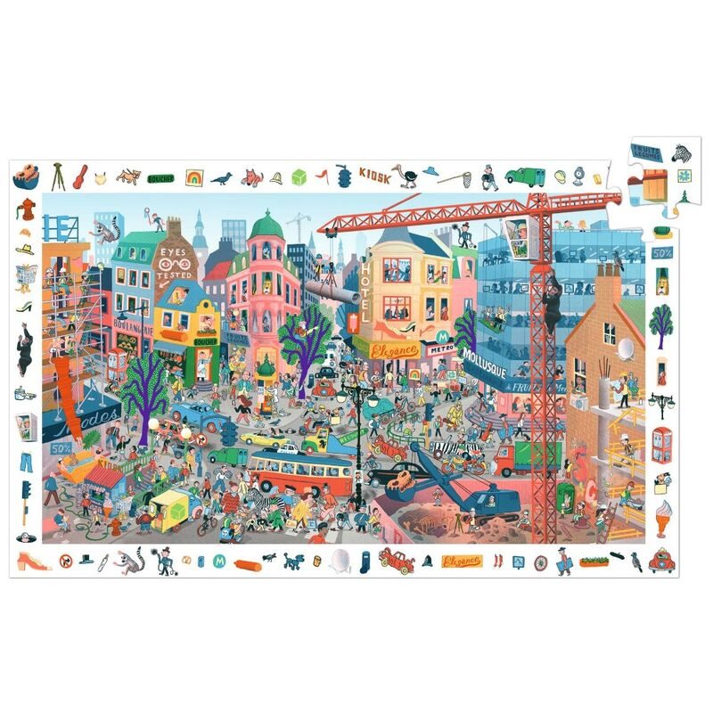 Djeco - Observation Puzzle 200pc - The City