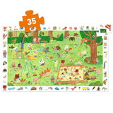 Djeco - Observation Puzzle 35pc - Little Friends Garden