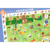 Djeco - Observation Puzzle 35pc - Little Friends Garden