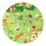 Djeco - Observation Puzzle 35pc - Little Friends Garden