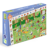 Djeco - Observation Puzzle 35pc - Little Friends Garden