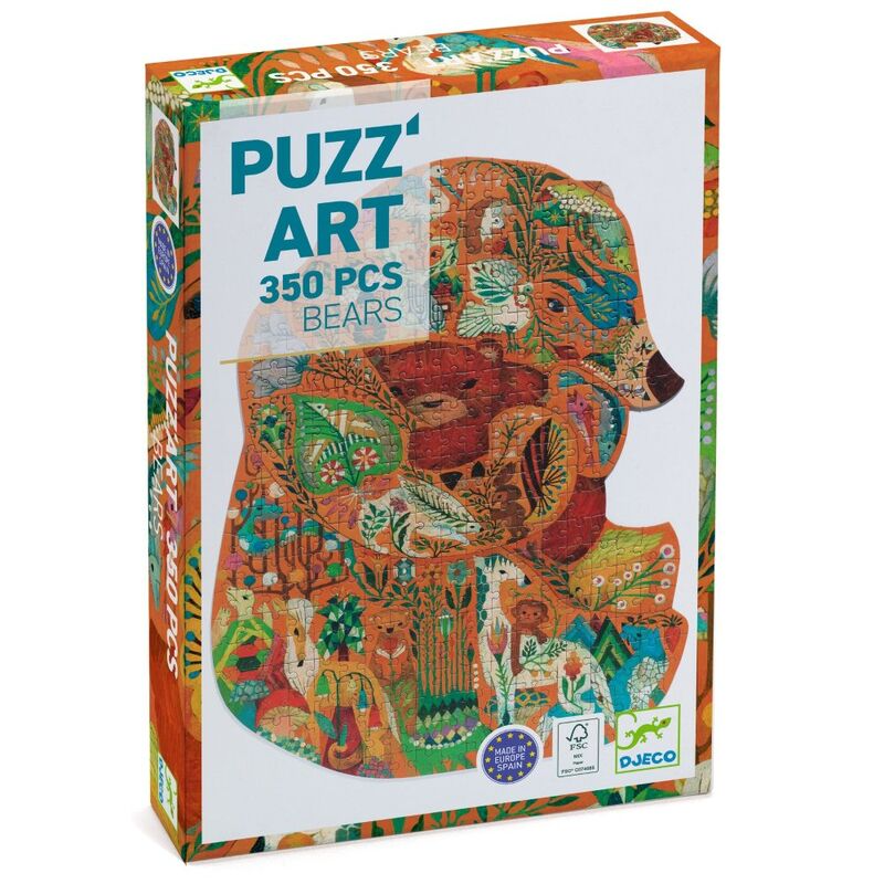 Djeco - Puzz' Art 350pc - Bear