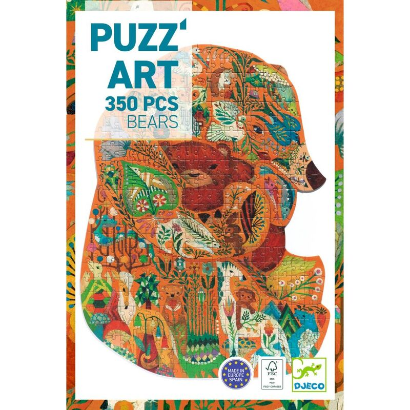 Djeco - Puzz' Art 350pc - Bear