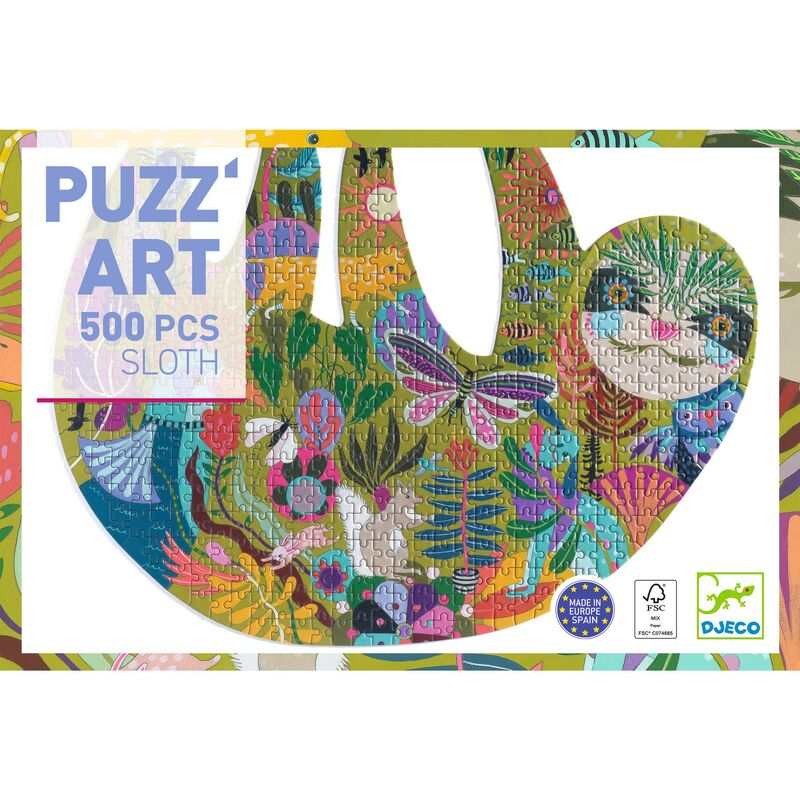 Djeco - Puzz' Art 500pc - Sloth