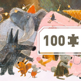 Djeco - Puzzle Gallery  100pc + Poster - The Park