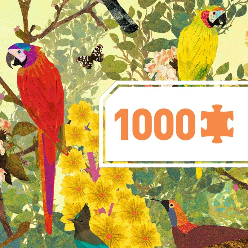 Djeco - Gallery Puzzle 1000pc - Peaceful Birds