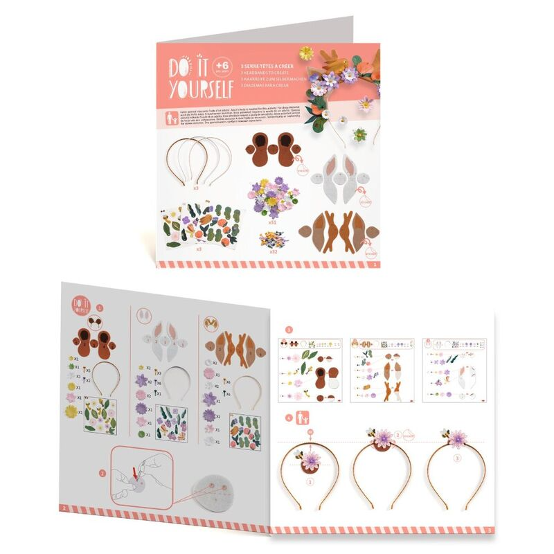 Djeco - DIY Flower Friends Alice Bands