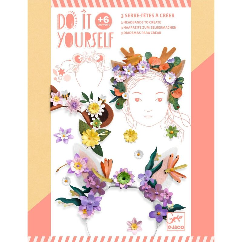 Djeco - DIY Flower Friends Alice Bands