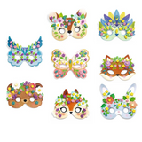 Djeco - DIY - Forest Animals Mosaic Mask Craft Kit