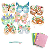 Djeco - DIY - Forest Animals Mosaic Mask Craft Kit