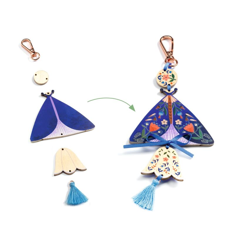 DIY Butterflies Bag Charms
