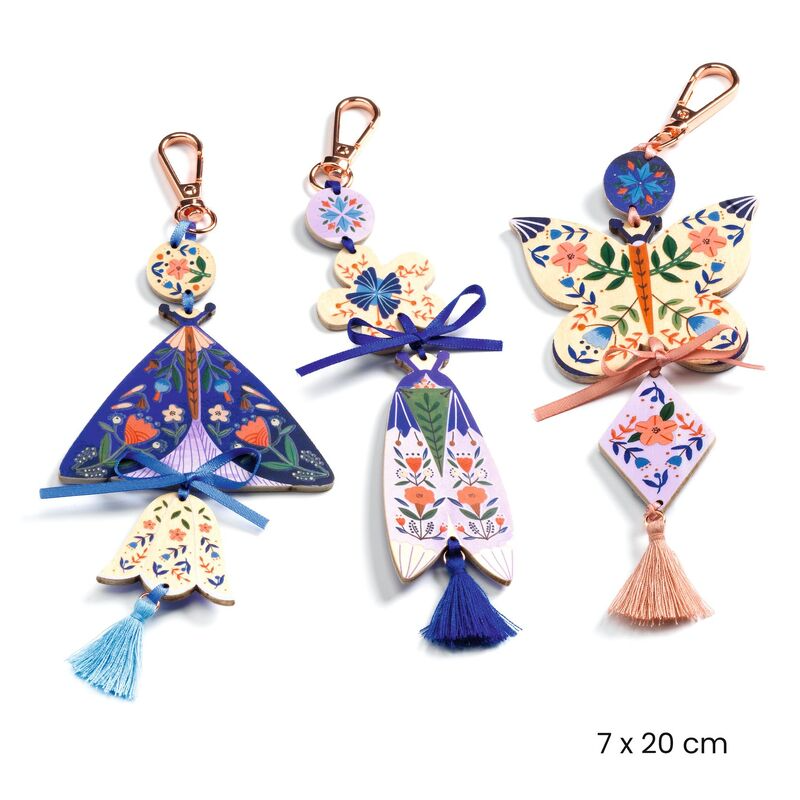 DIY BUTTERFLIES BAG CHARMS