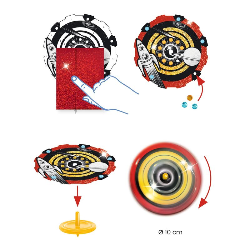Djeco - DIY - Hypno Cosmos Spinning Tops