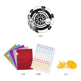 Djeco - DIY - Hypno Cosmos Spinning Tops