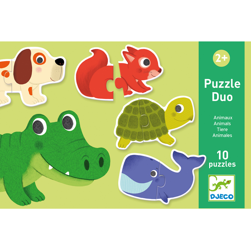 Puzzle Duo - Animals 10 X 2Pc
