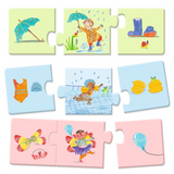 My Daily Life Trio Puzzle - 8 X 3 Pc
