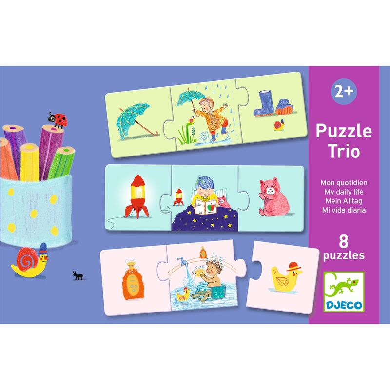 My Daily Life Trio Puzzle - 8 X 3 Pc