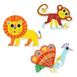 Puzzle Duo - Animals 6 x 2pc puzzles